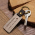 Custom Text Walnut Keychain cmoffer