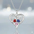Custom Three Birthstone Necklace jewelaus