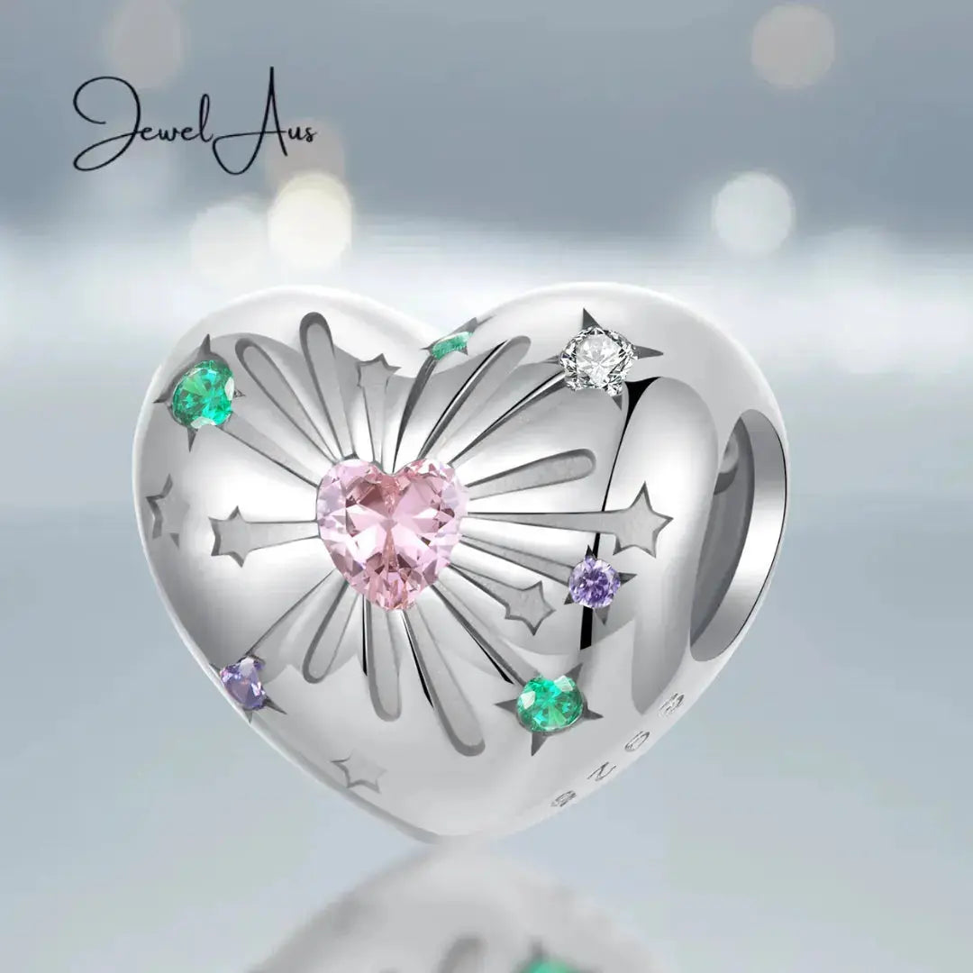 jewelaus CHARMS Dazzling Heart Charm