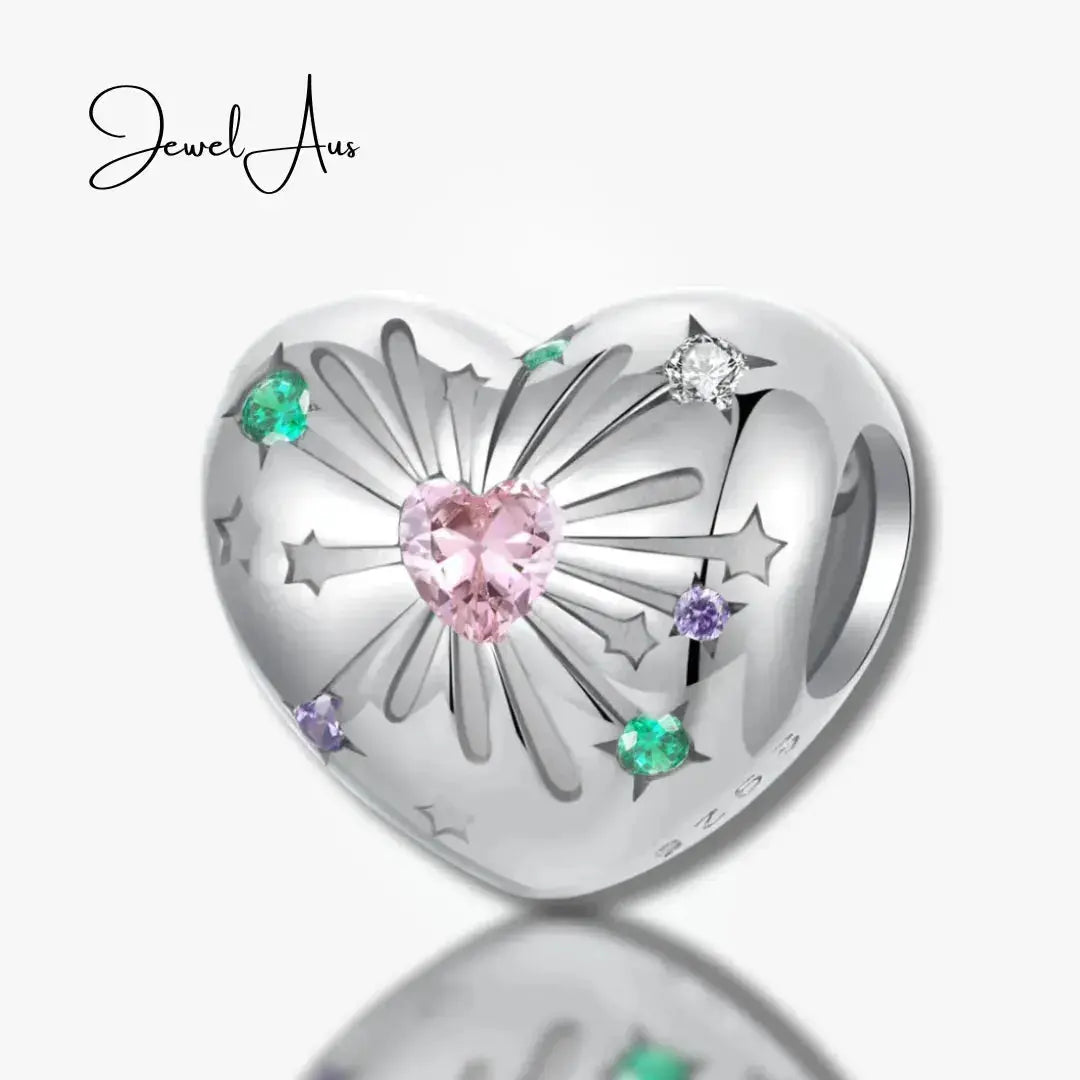 jewelaus CHARMS Dazzling Heart Charm