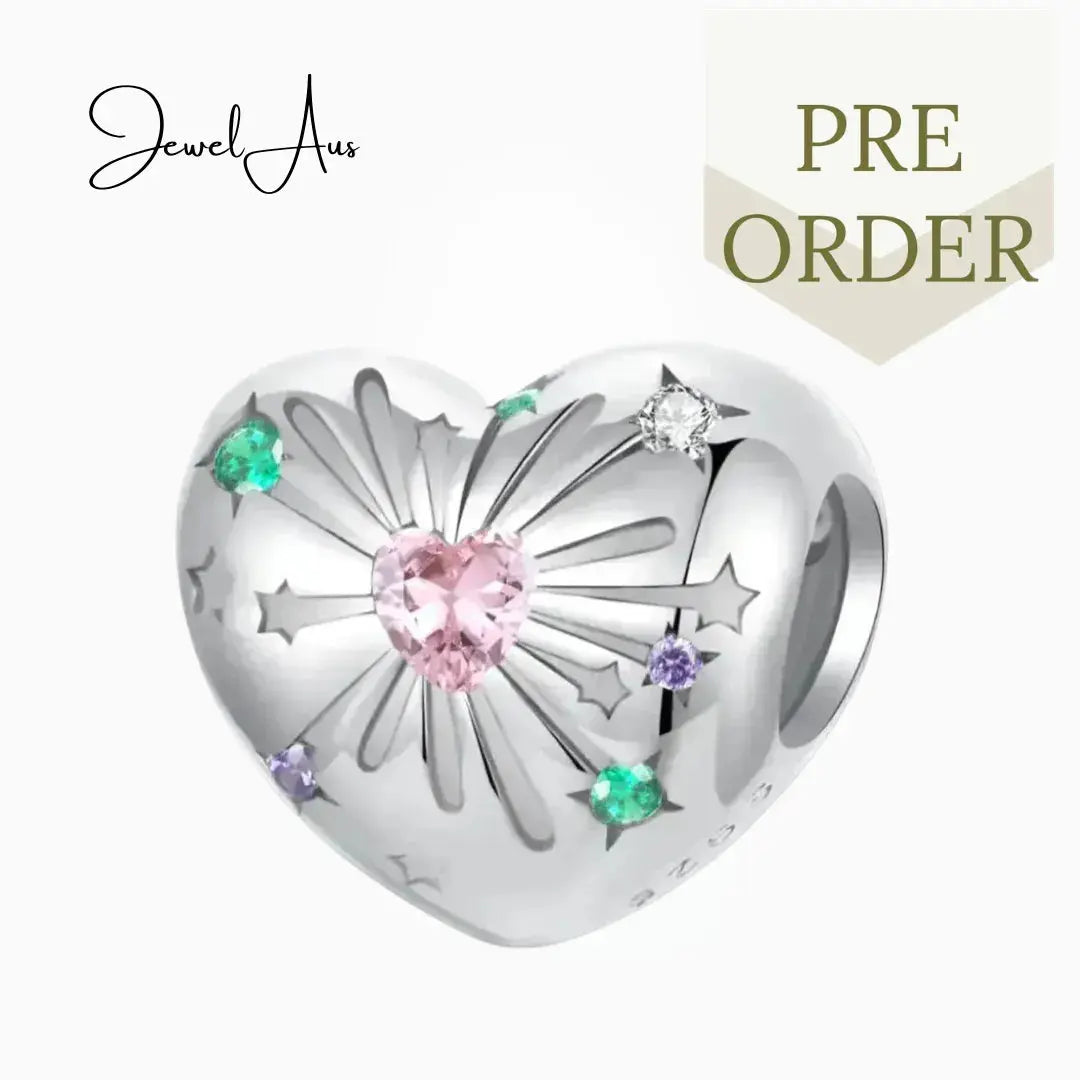 jewelaus CHARMS Dazzling Heart Charm