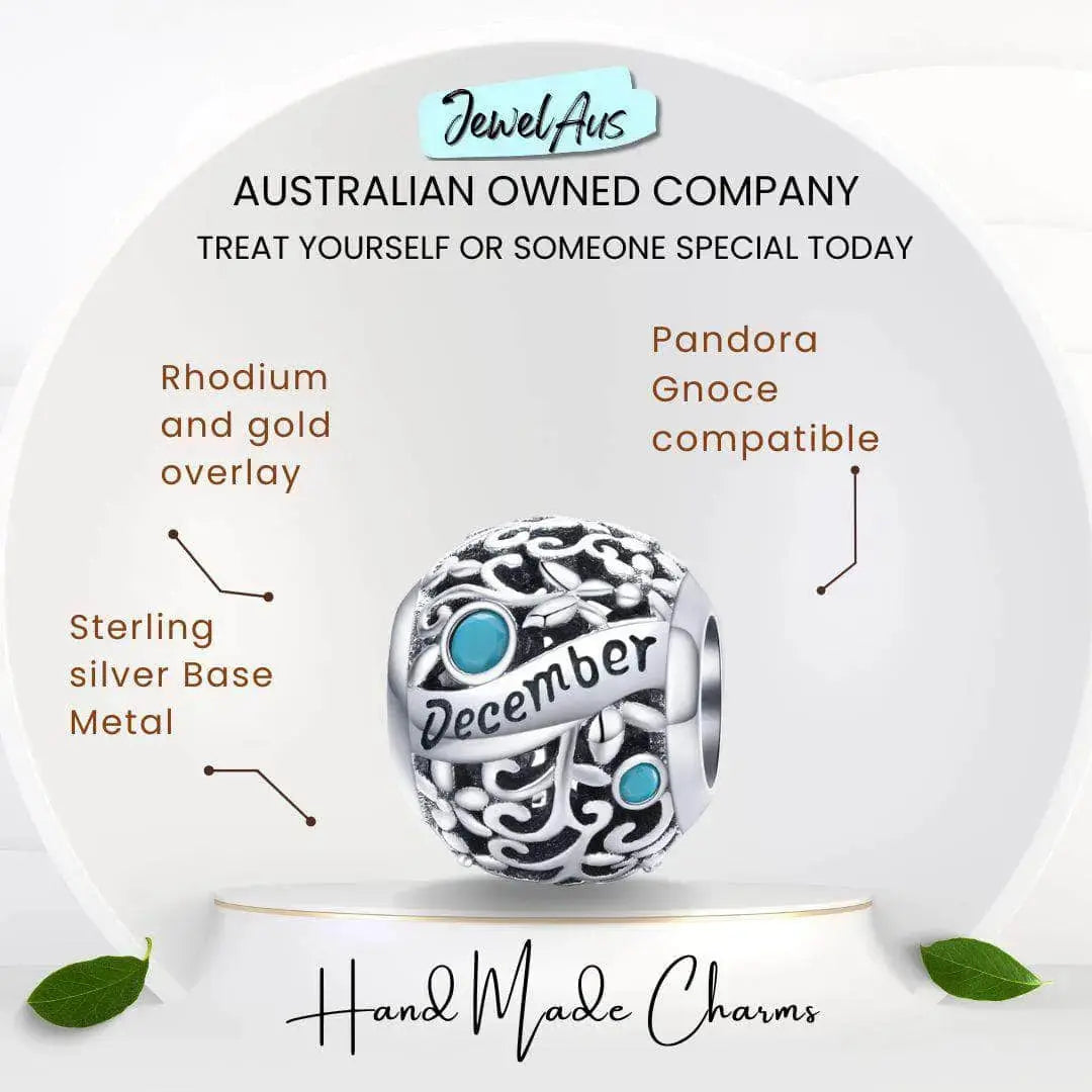 jewelaus CHARMS December Birthstone Charm