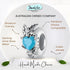 jewelaus CHARMS December Birthstone Flower Stopper Charm