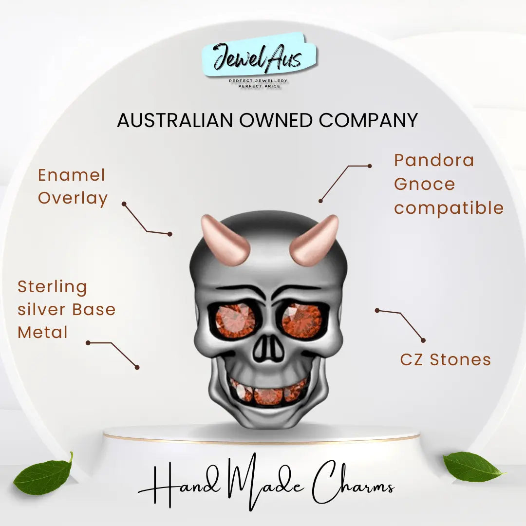 jewelaus CHARMS Demon Skull Charm