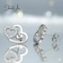 jewelaus Earrings Double Heart Earrings