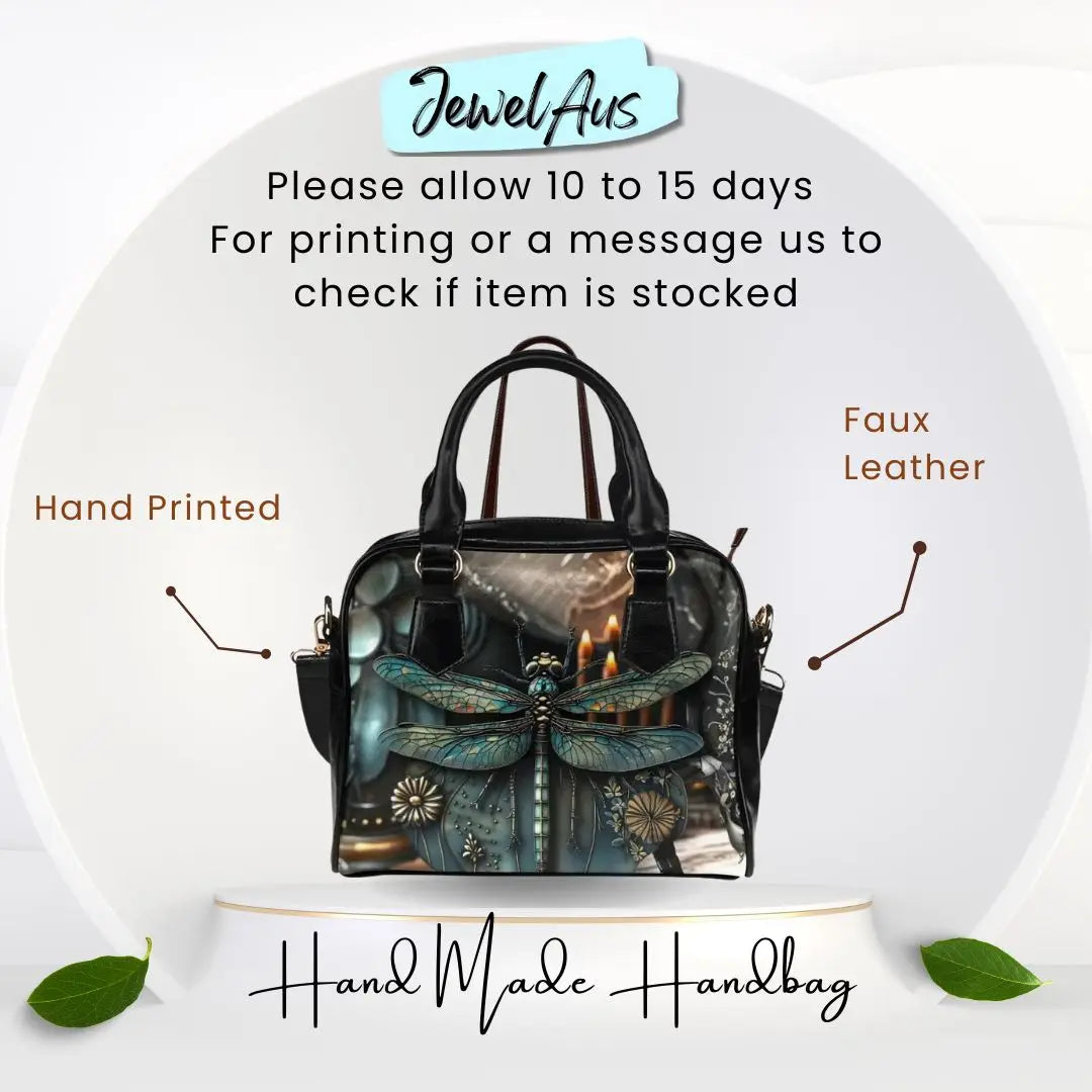 Dragonfly Shoulder Handbag Inkedjoy