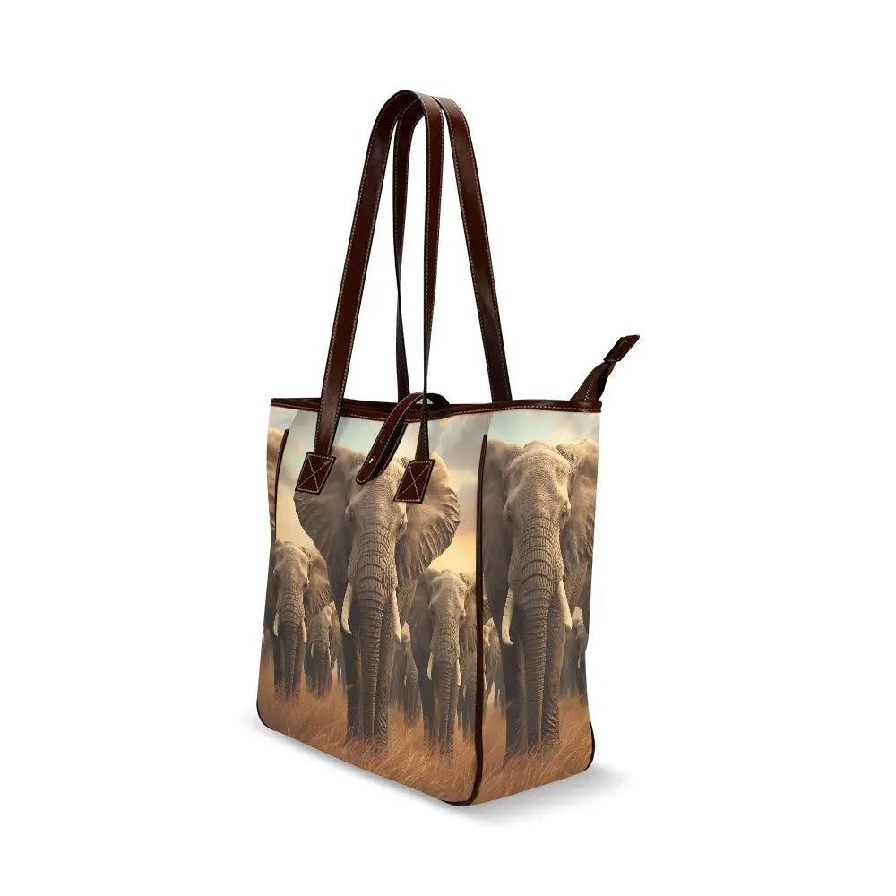 Elephant Classic Tote Bag Inkedjoy