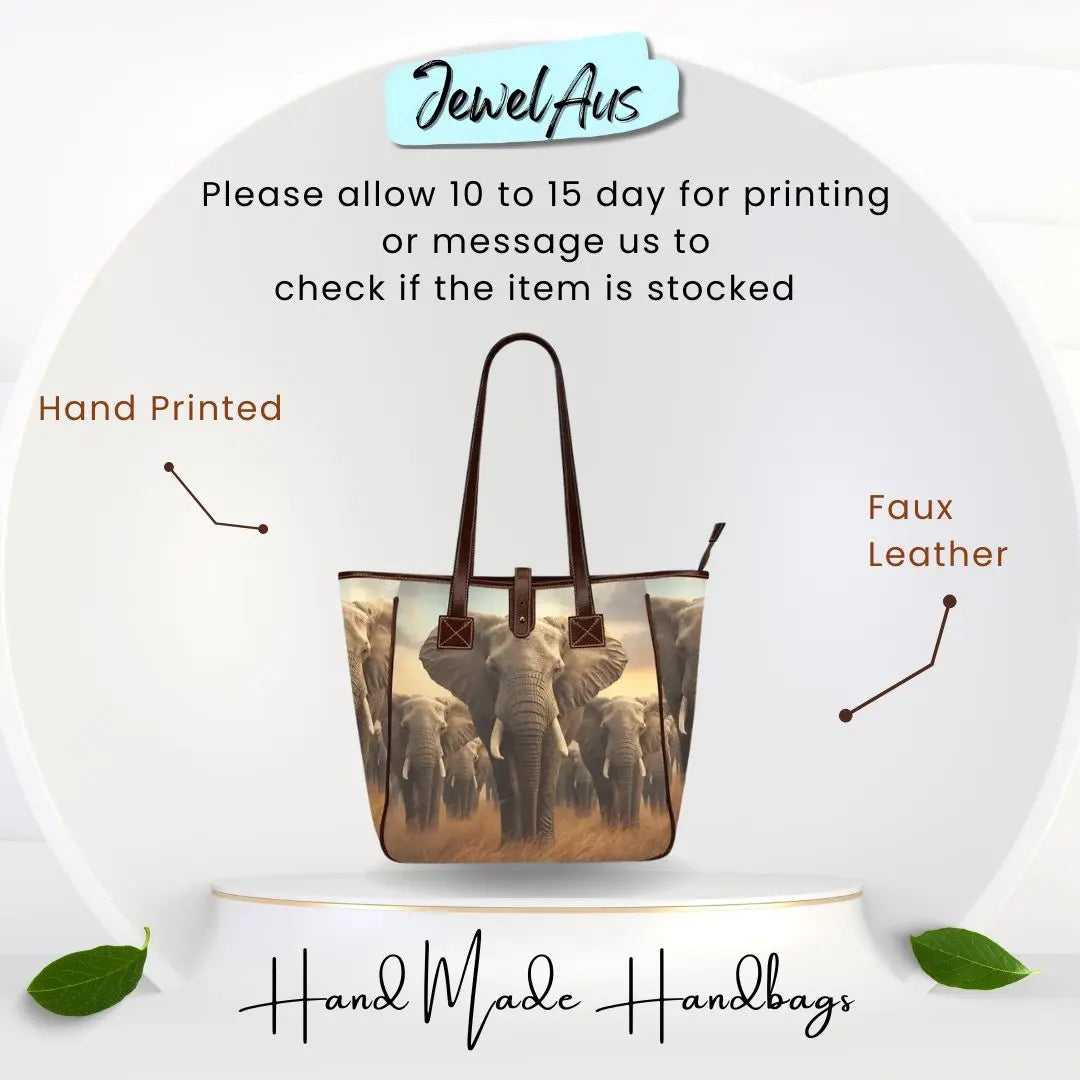 Elephant Classic Tote Bag Inkedjoy