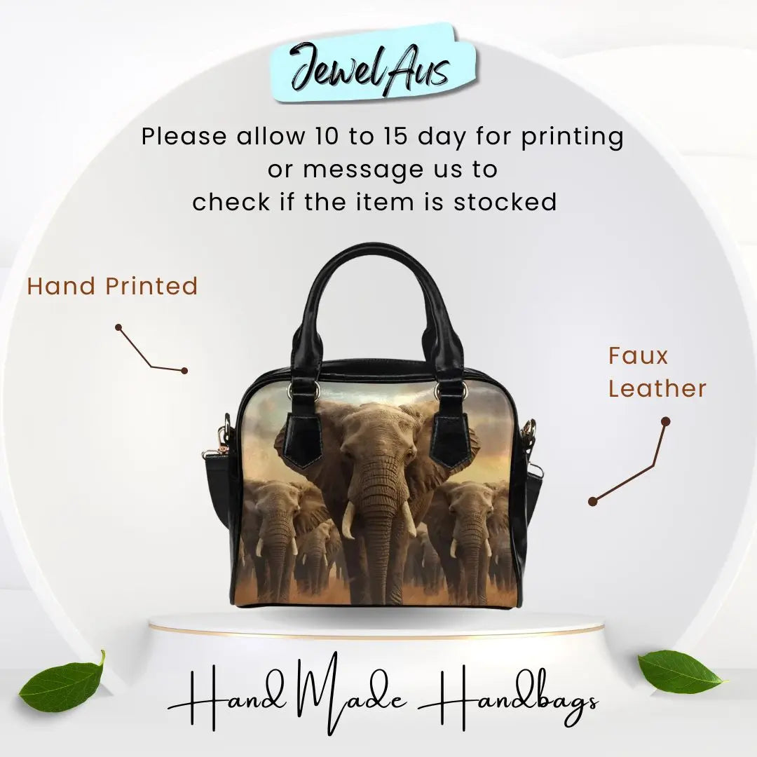 Elephant Shoulder Handbag Inkedjoy