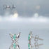 jewelaus Earrings Emerald Butterfly Earrings