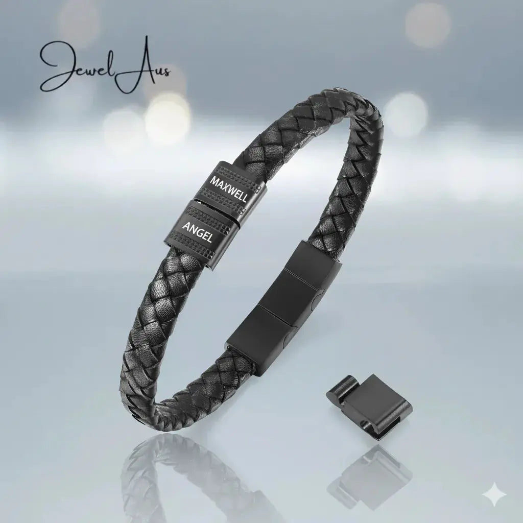 Engraved Name Bracelet jewelaus
