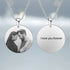 Engraved Stainless Steal Photo Necklace jewelaus