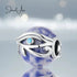 Eye of Horus Lapis stone charm jewelaus