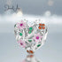 Flower Gem Heart Charm jewelaus