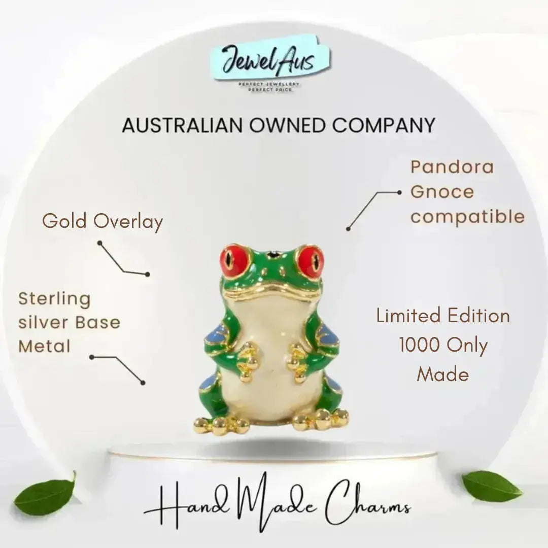 jewelaus CHARMS Forest Tree Frog Charm