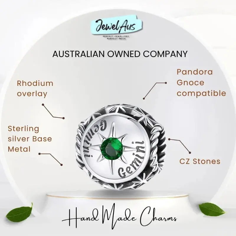 jewelaus CHARMS Gemini star sign charms