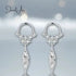 Gemmed Water Drop Earrings jewelaus