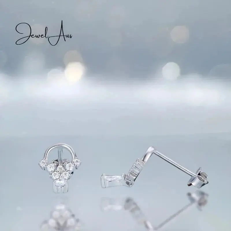 jewelaus Earrings Gemmed Water Drop Earrings