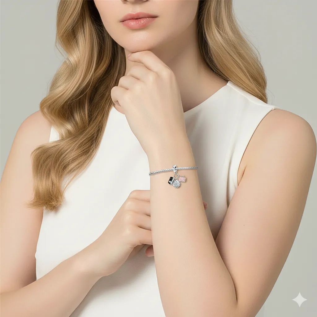 Travel the world Charm