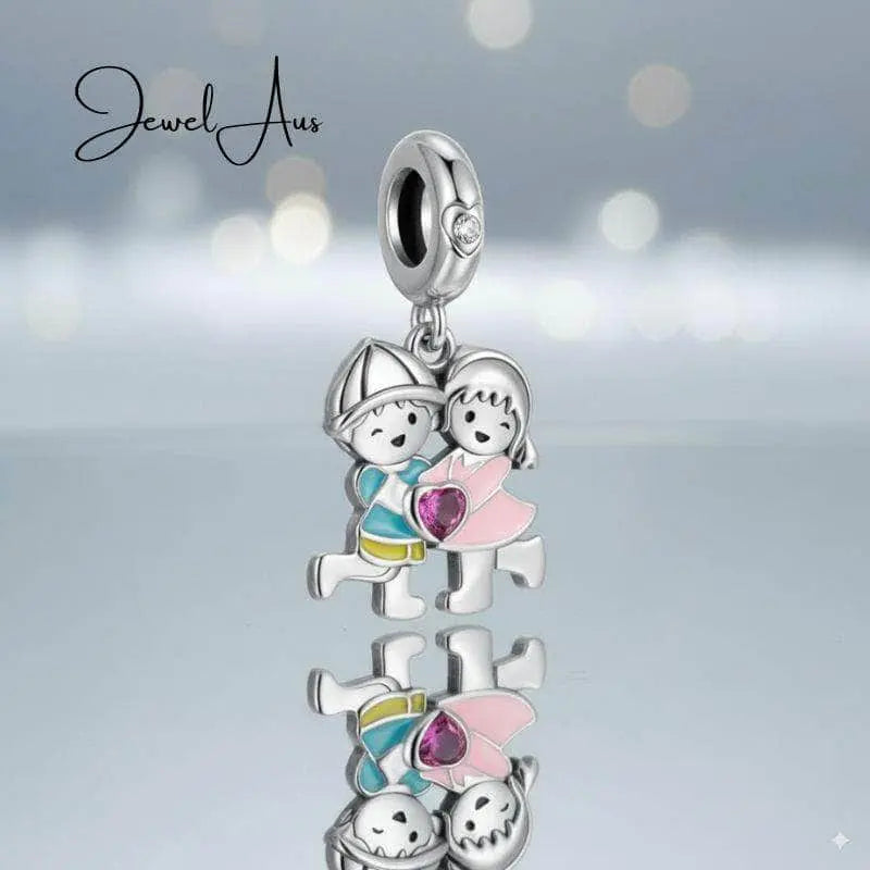 jewelaus CHARMS Girl Boy Pendant Charm