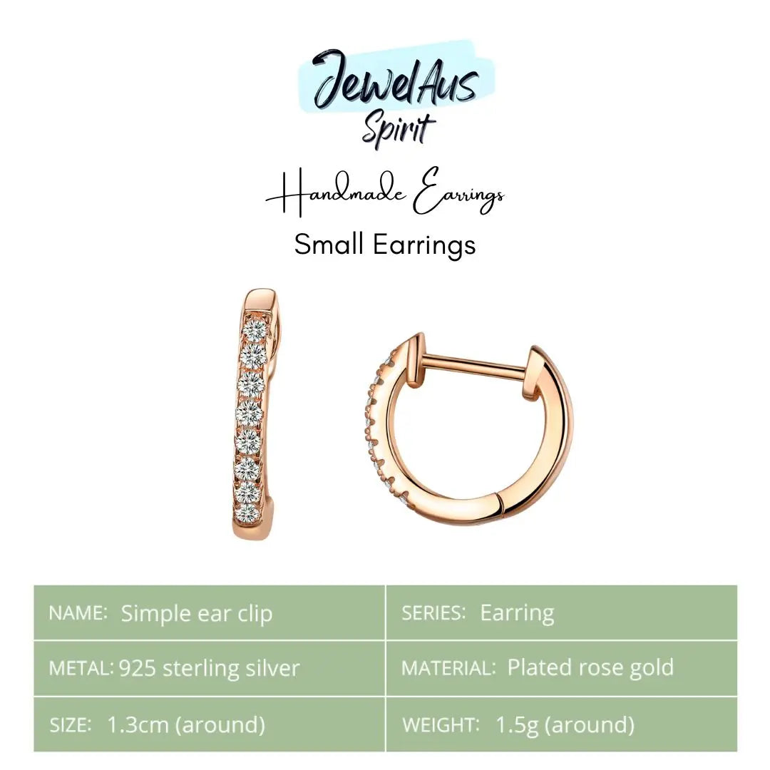 Gold Gem Hoop Earrings jewelaus