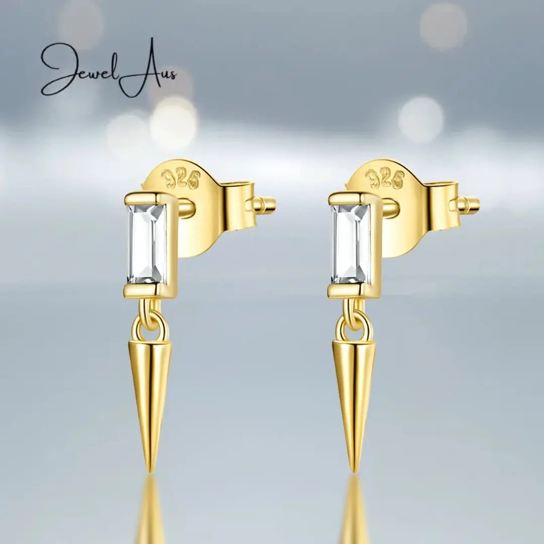 Gold Geometric Earrings jewelaus