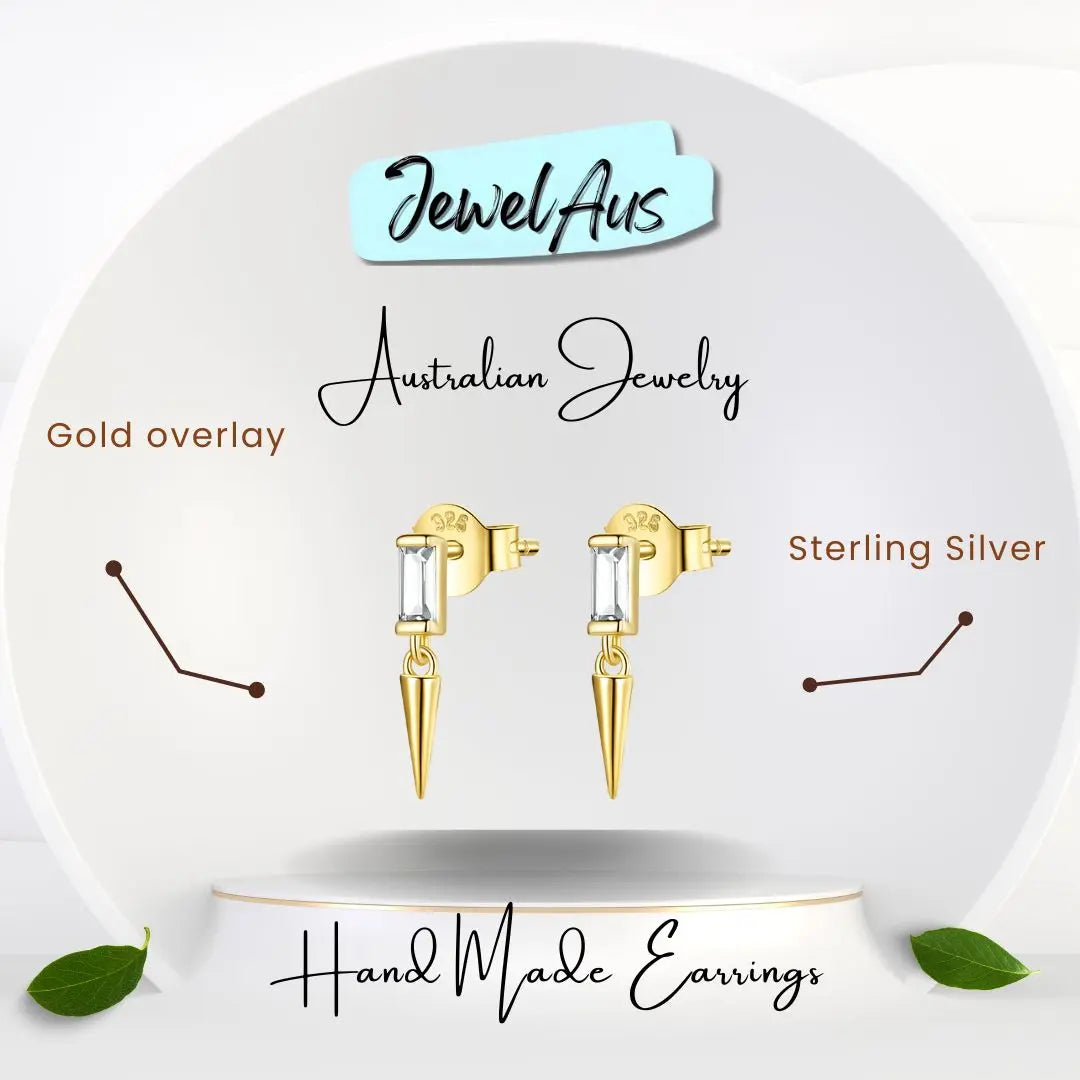 Gold Geometric Earrings jewelaus