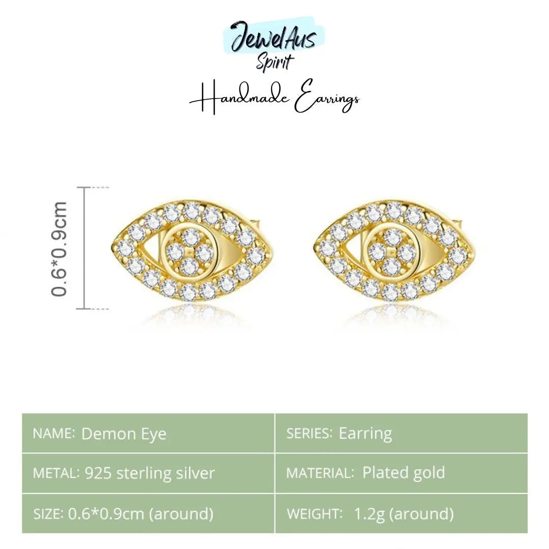 Gold Magic Eye Earrings jewelaus