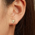 jewelaus Earrings Gold Mushroom Earrings