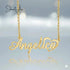 jewelaus Necklace Gold Standard Name Necklace