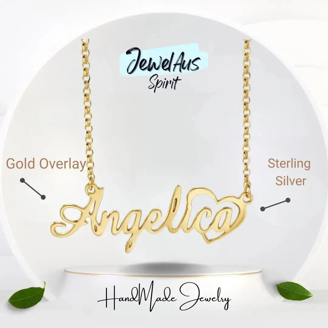 jewelaus Necklace Gold Standard Name Necklace