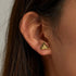 Gold triangle Earrings jewelaus