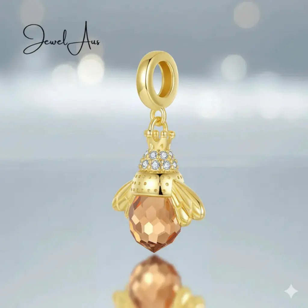 Golden Bee Charm jewelaus