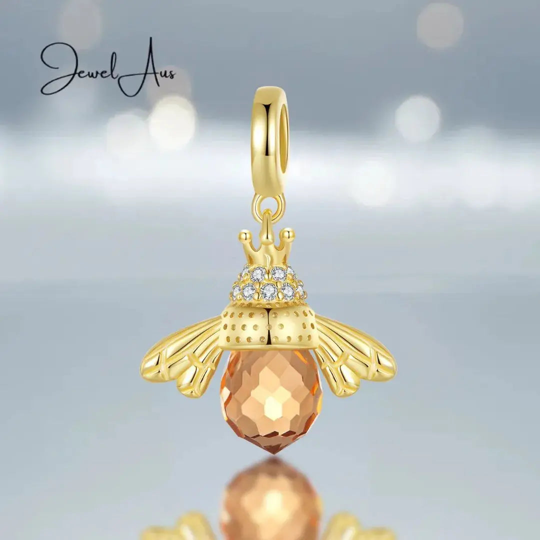 Golden Bee Charm jewelaus