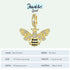 Golden Bee Charm jewelaus