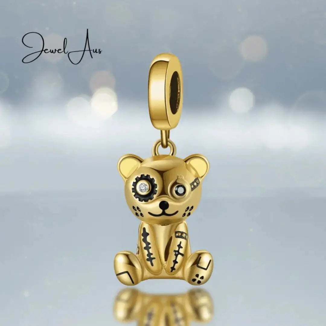 jewelaus CHARMS Golden Patchwork Bear