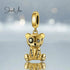 jewelaus CHARMS Golden Patchwork Bear
