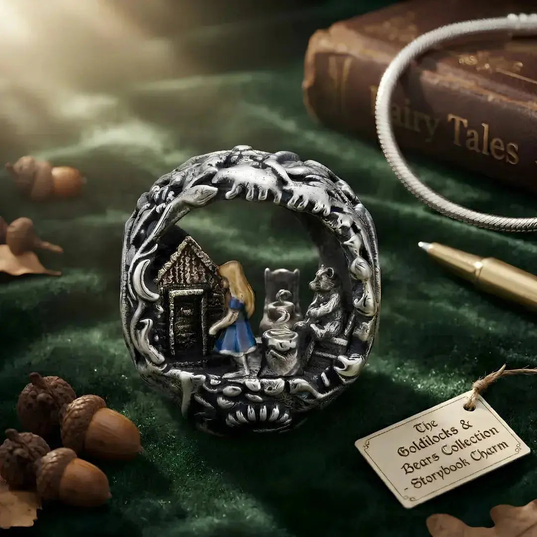 jewelaus CHARMS Goldilocks and the Three Bears Charm