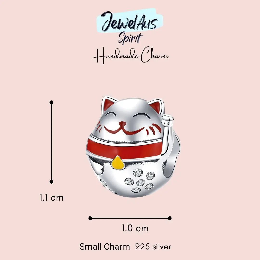 Good Luck Maneki neko charm jewelaus