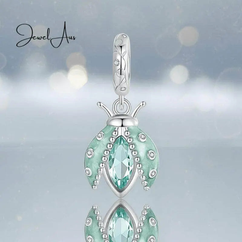 jewelaus CHARMS Green Ladybug Charm