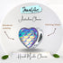 Heart shape scaly charm
