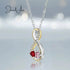 jewelaus Necklace Heart Birthstones Infinity Necklace