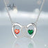 Heart Shape Birthstones Necklace cmoffer
