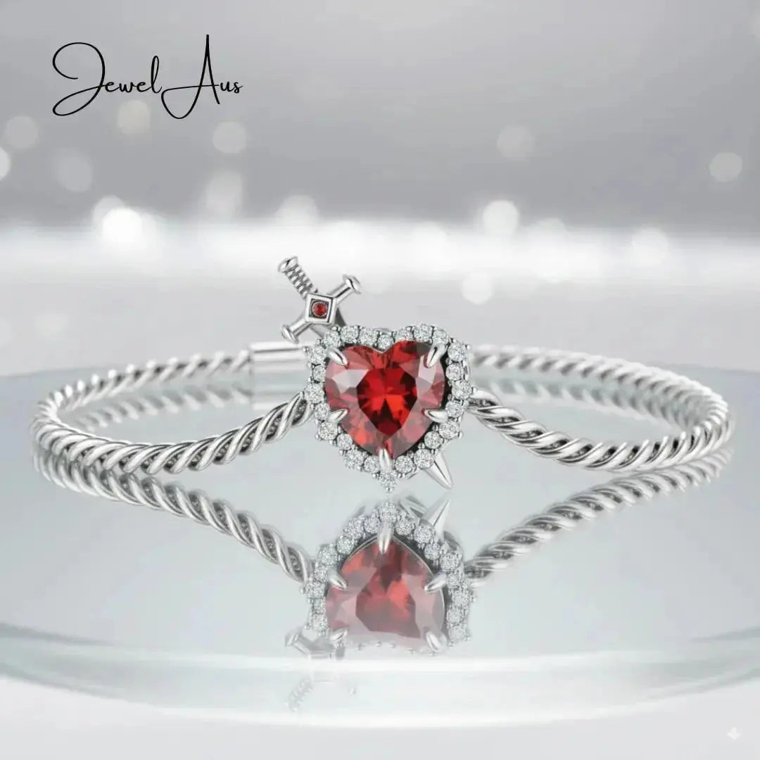 jewelaus CHARMS Heart and Sword Charm