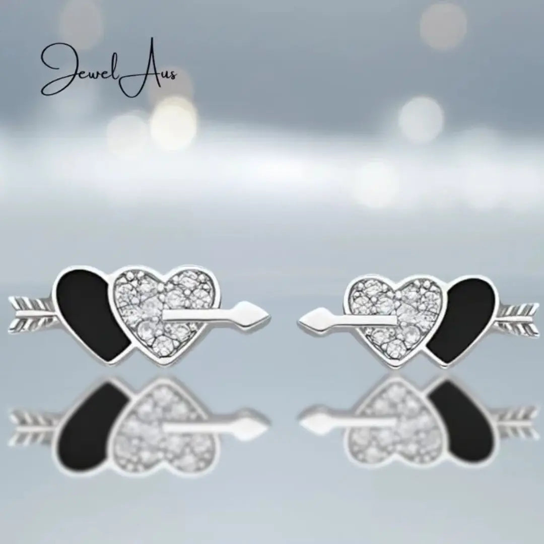 Heart with Arrow Earrings jewelaus