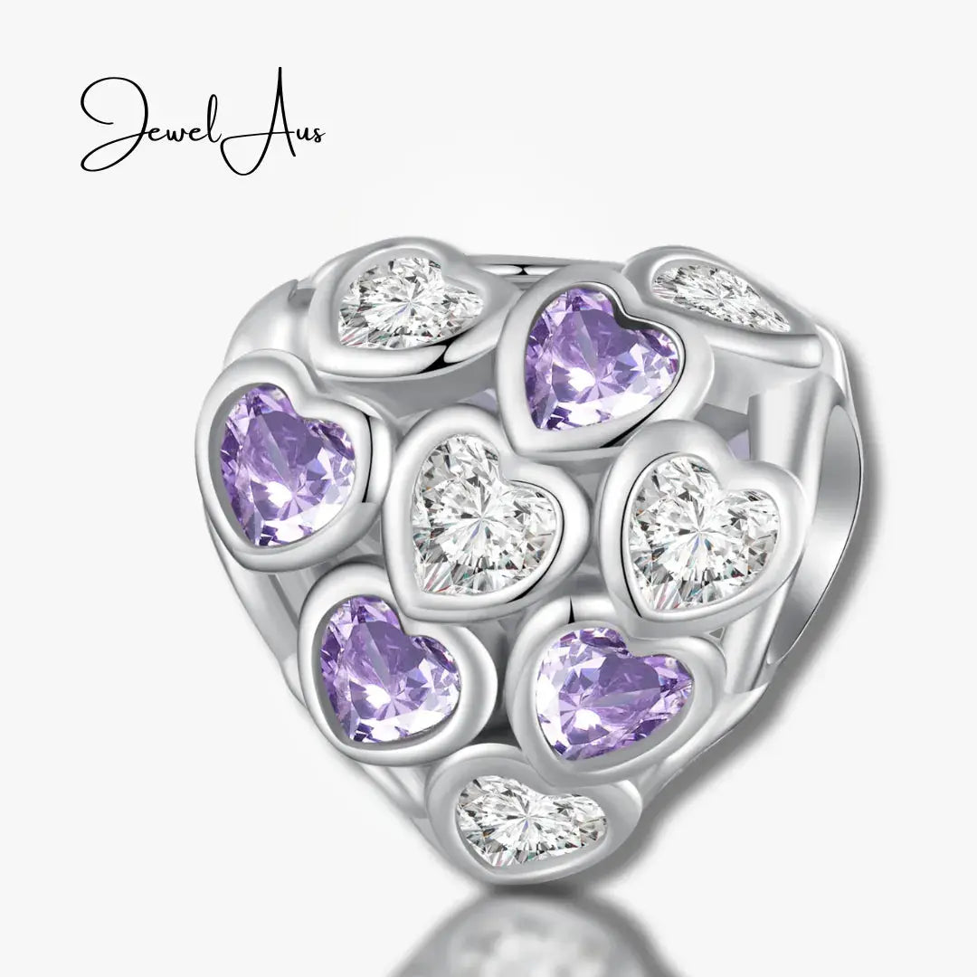 jewelaus CHARMS Hearts Within Hearts Charm