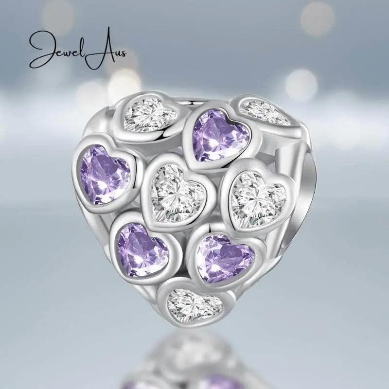 shipped in AUS CHARMS Hearts Within Hearts Charm