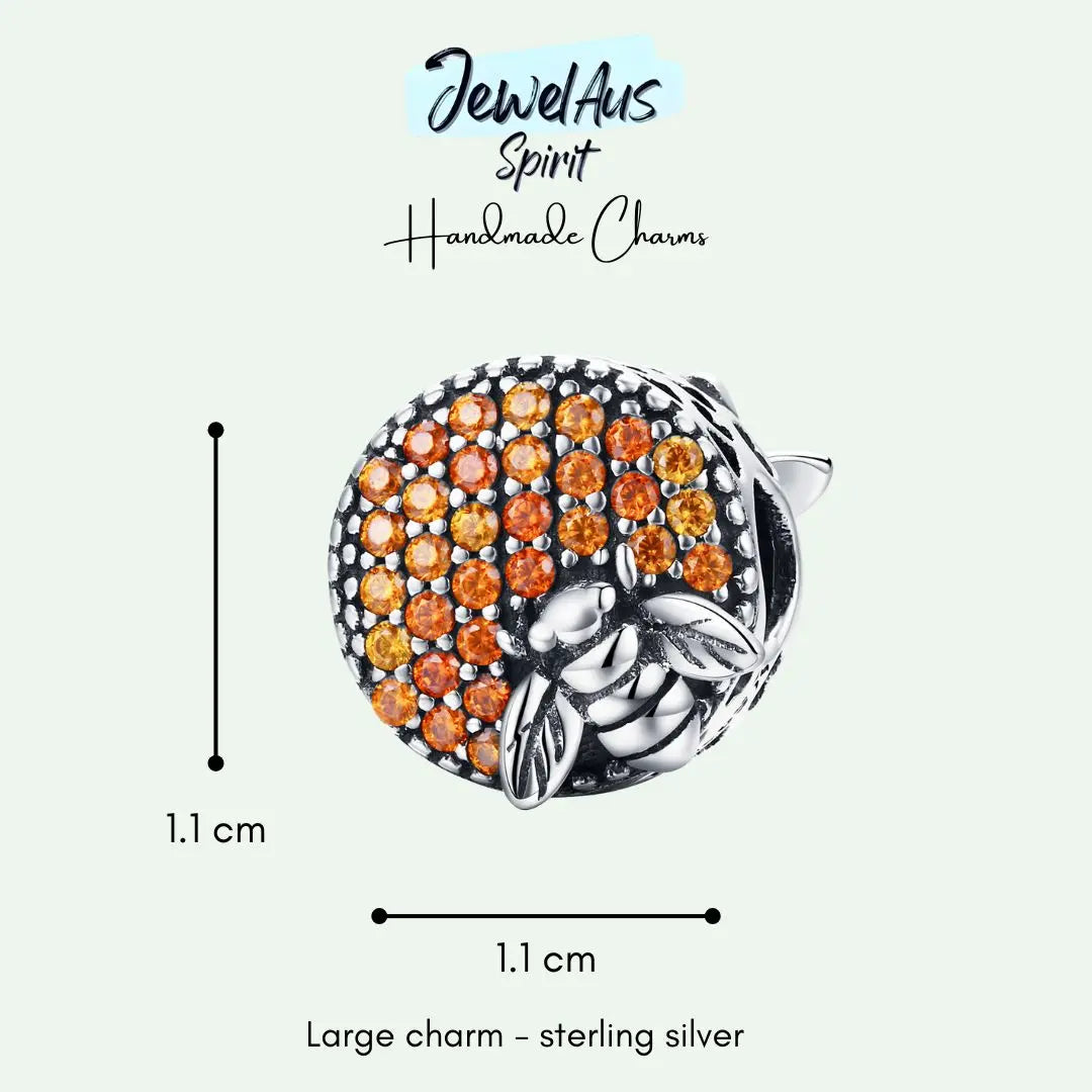 Honey and Bee Charm jewelaus