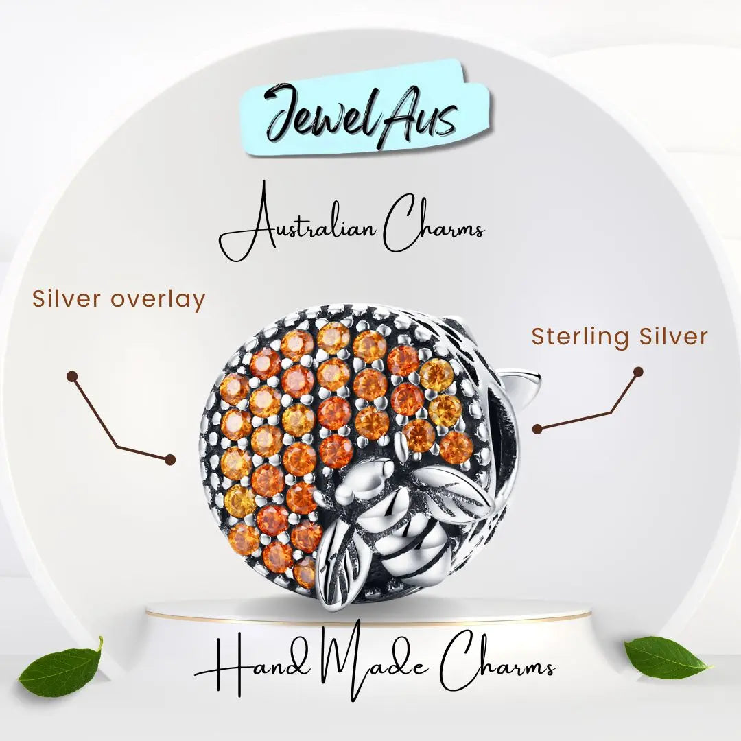 Honey and Bee Charm jewelaus