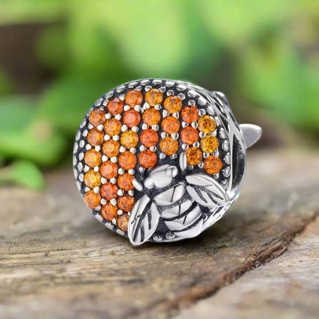 shipped in AUS CHARMS Honey and Bee Charm